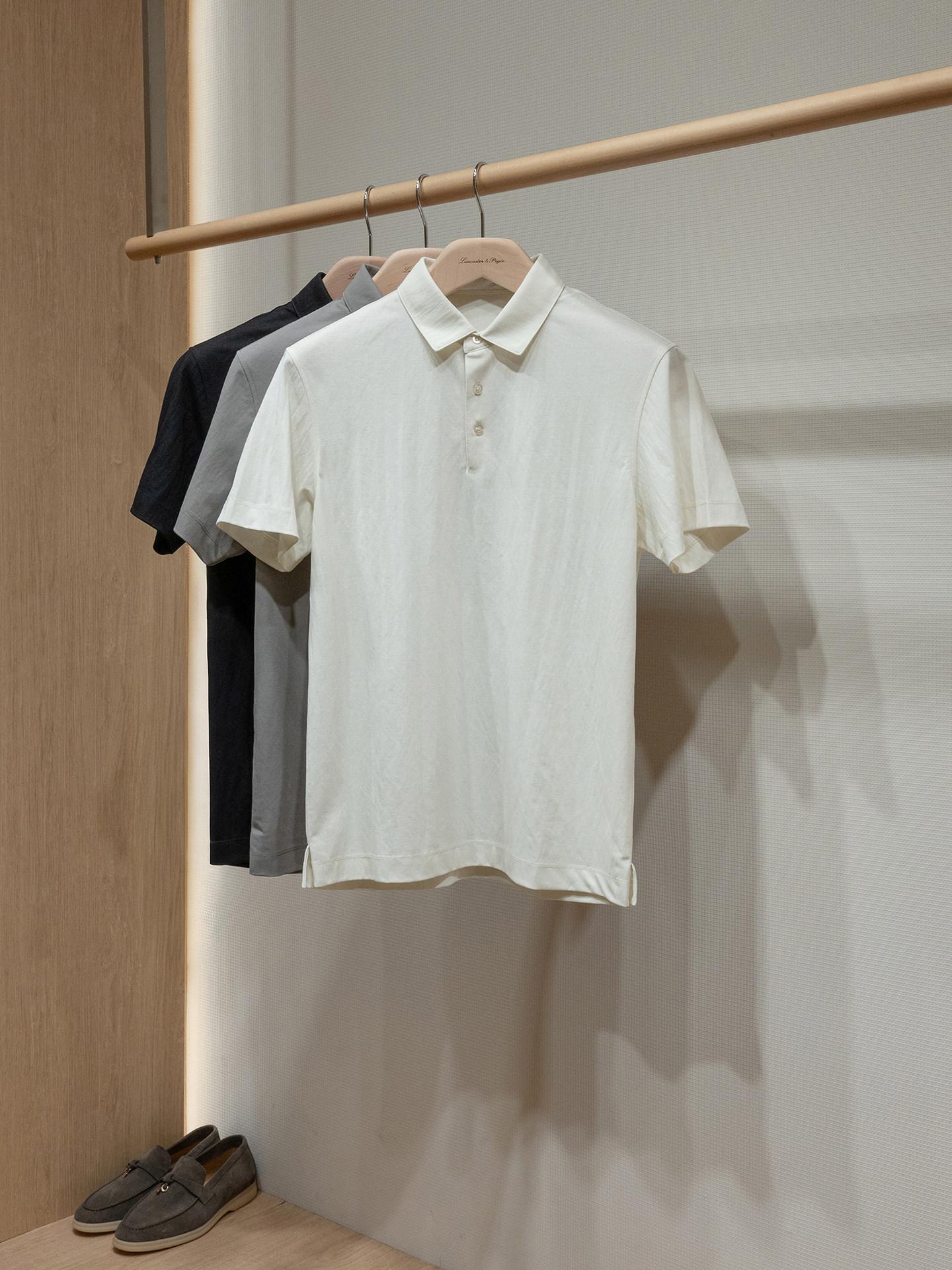 Men'S Polo Formal Wear - เสื้อโปโลผ้าลินินผสมฝ้าย ระบายอากาศได้ดี คอปก แขนสั้น ใส่ได้หลากหลายโอกาส ทั้งเดินทางและใส่ทำงาน