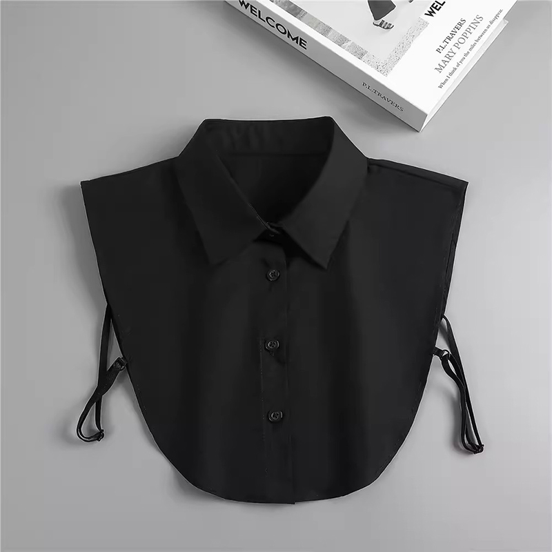Men Formal Wear Shirts - ปกเสื้อปลอมแบบถอดได้ สวมใส่สบาย เหมาะสำหรับธุรกิจ สำหรับผู้ชายและผู้หญิง ชุดทำงาน