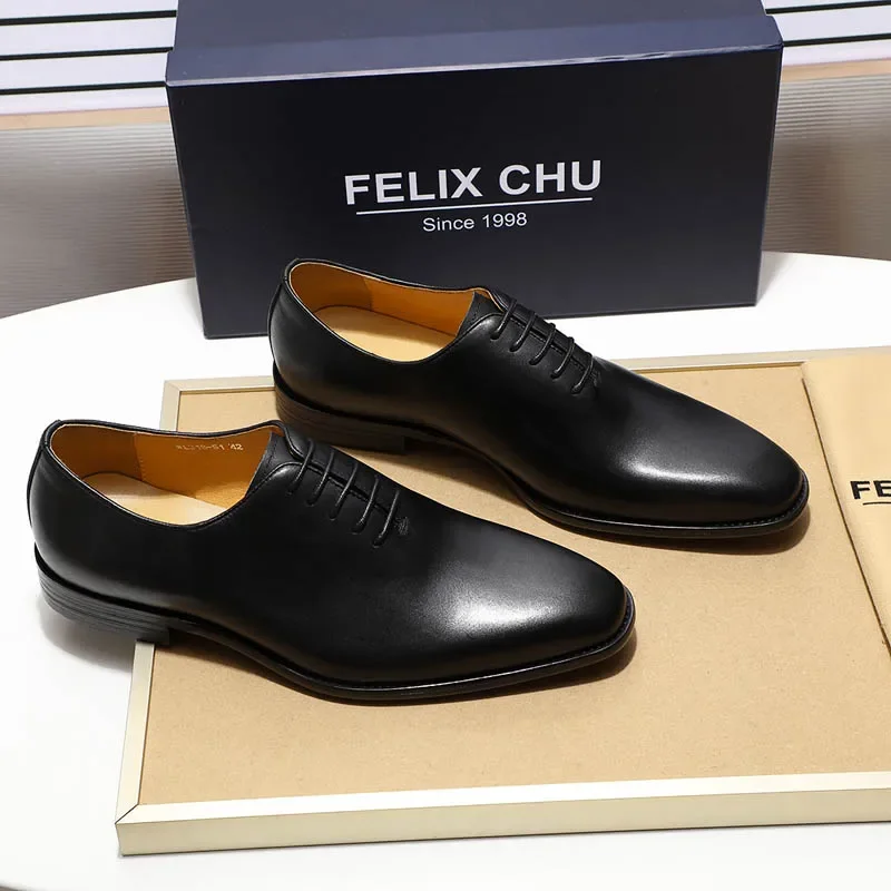 Men'S Luxury Formal Wear Brands - Designer ของแท้หนัง Mens Wholecut Oxford รองเท้าแบรนด์หรูสีดําสีน้ําตาลรองเท้าสําหรับสํานักงานธุรกิจสวมใส่อย่างเป็นทางการ