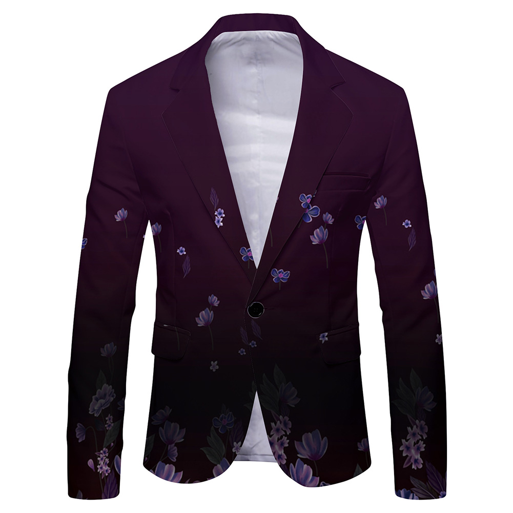 เสื้อเบลเซอร์พิมพ์ลายแฟชั่นสำห - Mens Formal Look บทวิจารณ์และราคา