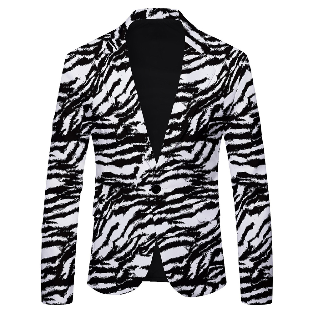 เสื้อเบลเซอร์พิมพ์ลายแฟชั่นสำห - Mens Formal Look บทวิจารณ์และราคา