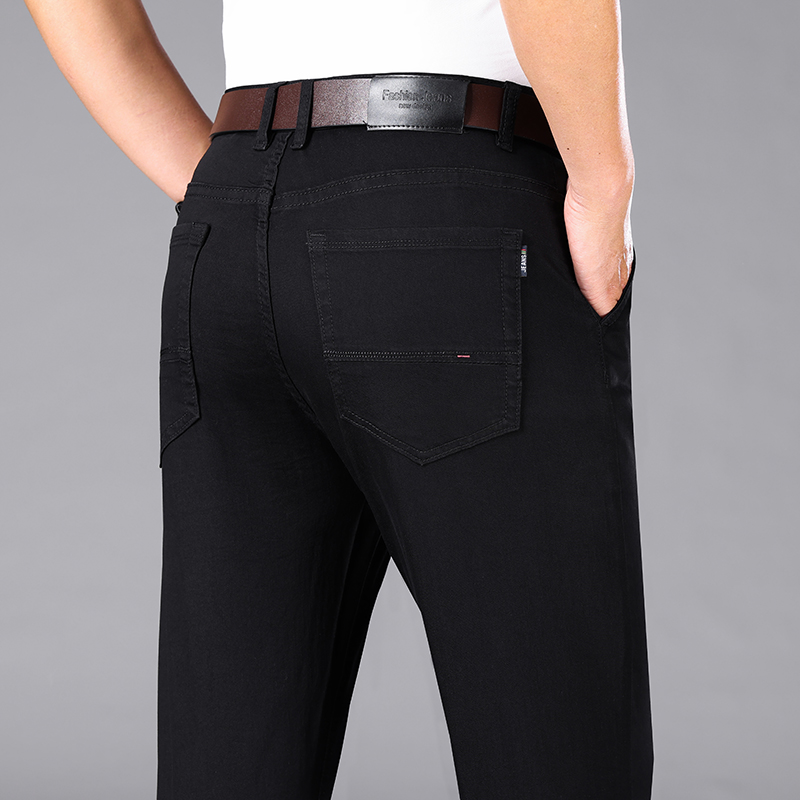กางเกงยีนส์สีดำล้วนสำหรับผู้ชา - Men Formal Wear With Jeans บทวิจารณ์และราคา