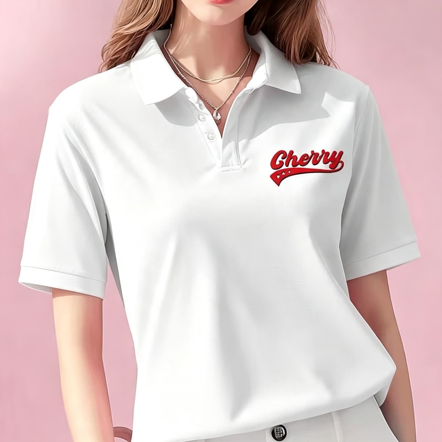 เสื้อโปโลสีขาวลำลองแบบยูนิเซ็ก - Men'S Polo Formal Wear บทวิจารณ์และราคา