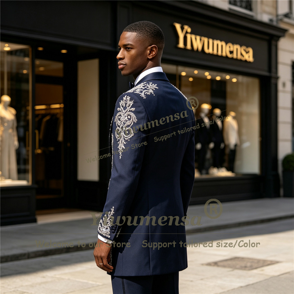 ชุดสูทผู้ชายประดับคริสตัลทำมือ - Men'S Formal Wear บทวิจารณ์และราคา