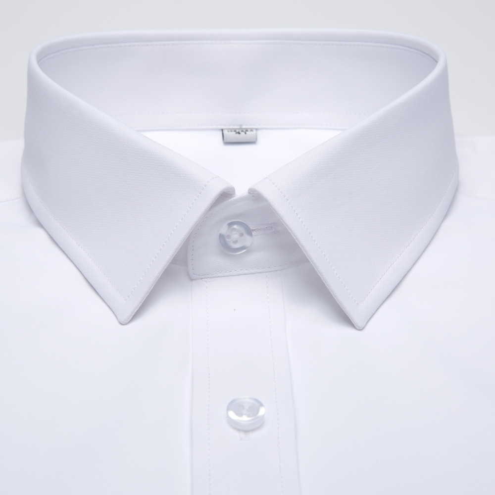 เสื้อเชิ้ตแขนยาวผู้ชายสีทึบสีข - Men Formal Wear Shirts บทวิจารณ์และราคา