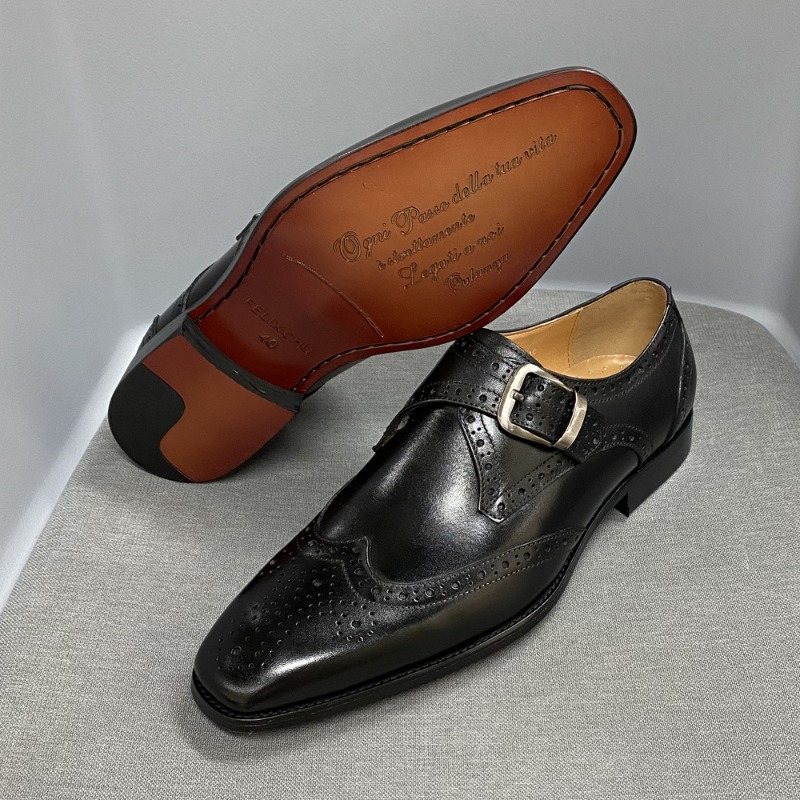 รองเท้าลำลองผู้ชาย หนังแกะสลัก - Men'S Formal Party Wear Shoes บทวิจารณ์และราคา