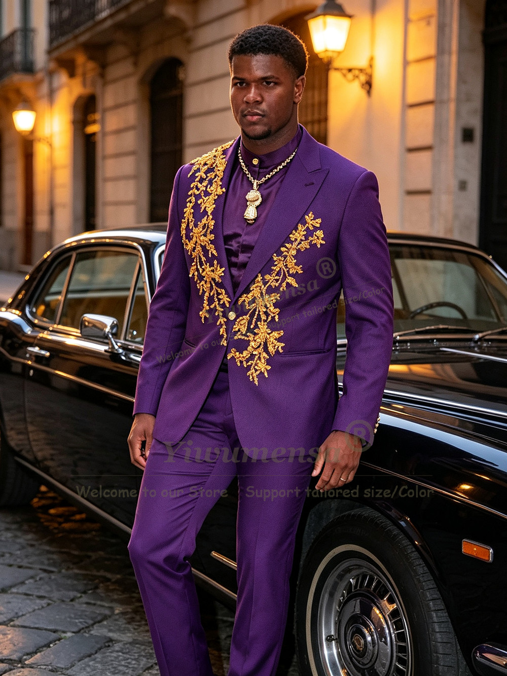 ชุดสูทสีม่วงดีไซน์พิเศษสำหรับผ - Unique Men'S Formal Wear บทวิจารณ์และราคา