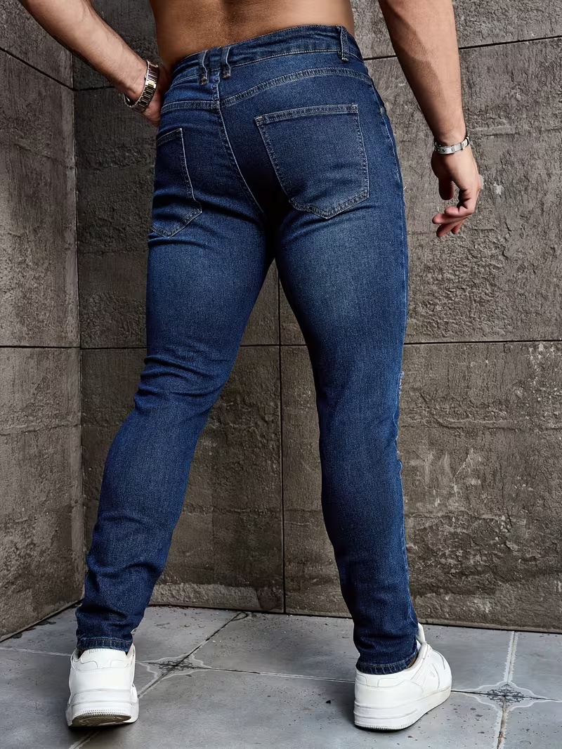 กางเกงยีนส์ยืดสำหรับผู้ชาย - เ - Men Formal Wear With Jeans บทวิจารณ์และราคา