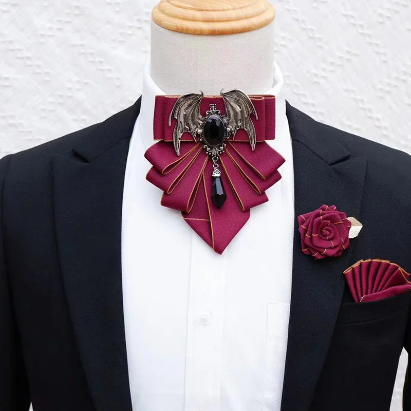 ชุดเข็มกลัดผูกโบว์สำหรับผู้ชาย - Men Formal Wear Shirts บทวิจารณ์และราคา