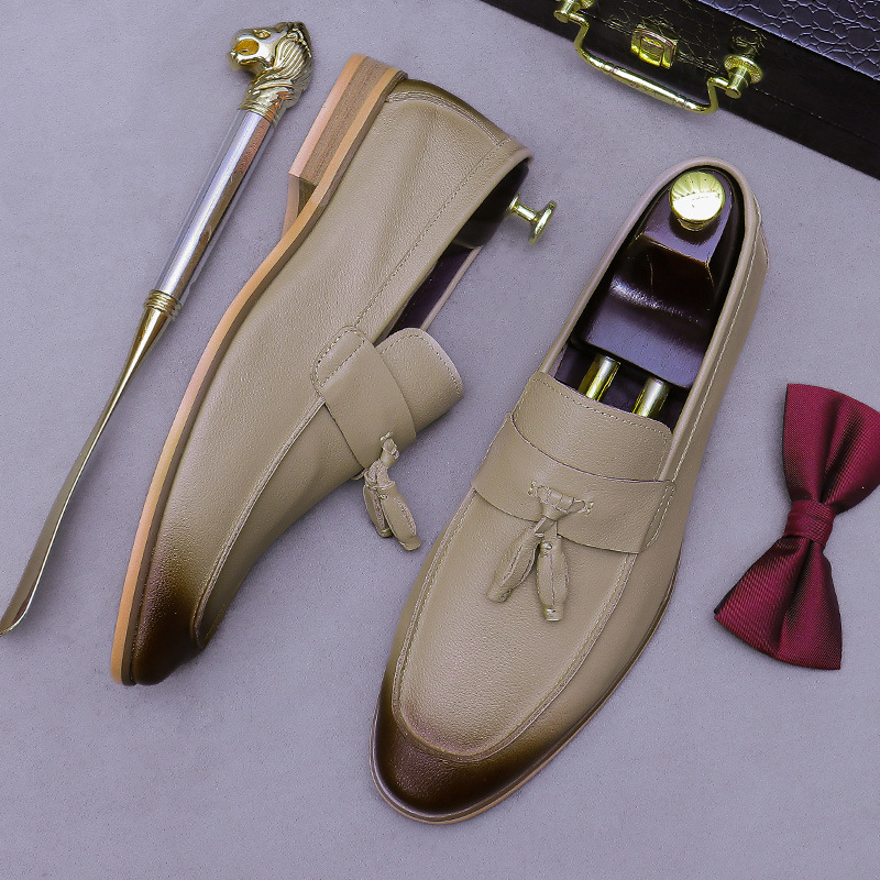 รองเท้าหนังแท้ผู้ชายแบบมีพู่ห้ - Men'S Formal Wear บทวิจารณ์และราคา