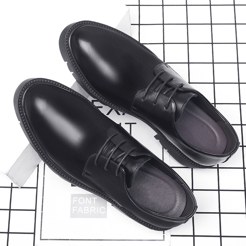 รองเท้าหนังสีดำแบบผูกเชือกสำหร - Men'S Formal Wear บทวิจารณ์และราคา