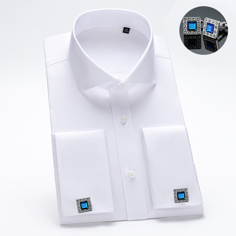 เสื้อเชิ้ตผู้ชายแขนยาวคอปกแบบฝ - Men Formal Wear Shirts บทวิจารณ์และราคา