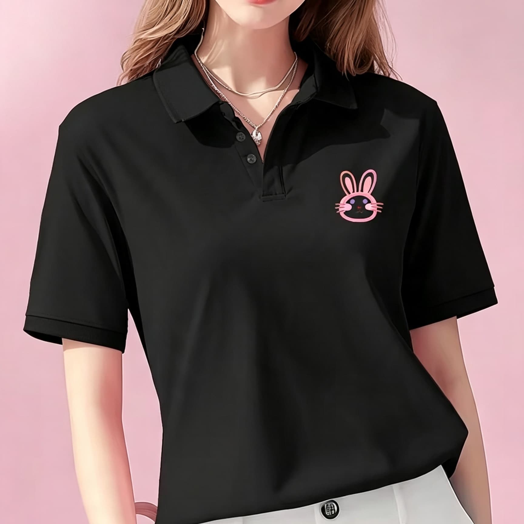 เสื้อโปโลคอปกสีดำแบบยูนิเซ็กส์ - Men'S Polo Formal Wear บทวิจารณ์และราคา