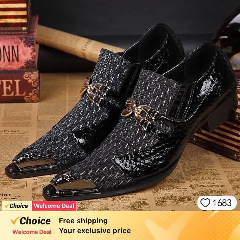 รองเท้าหนังผู้ชายทรงหัวเหล็ก ล - Men'S Formal Wear บทวิจารณ์และราคา